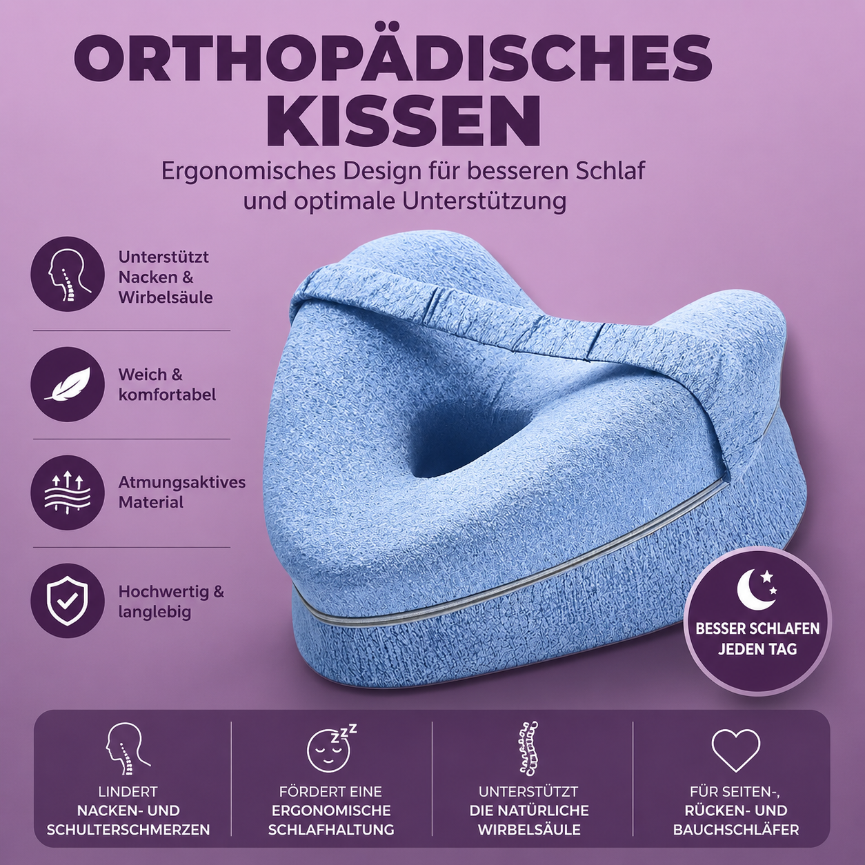 OrthoRest™ - Orthopädisches Kissen